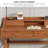 Simple Rectangular Cherry Wood Solid Writing Desk