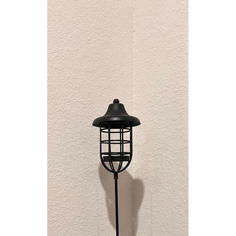 Matte Black Iron Lantern