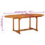 Patio Table 78.7"x39.4"x29.5" Solid Wood Eucalyptus