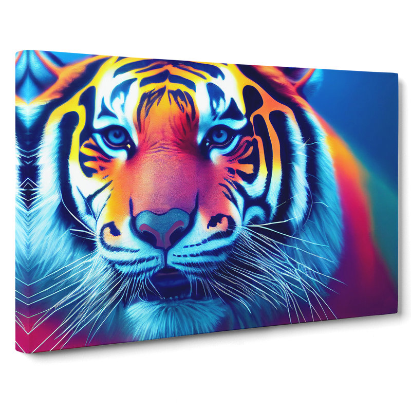 Tiger Colours Vol.2 - Wrapped Canvas, 35cm H x 50cm W x 3cm D