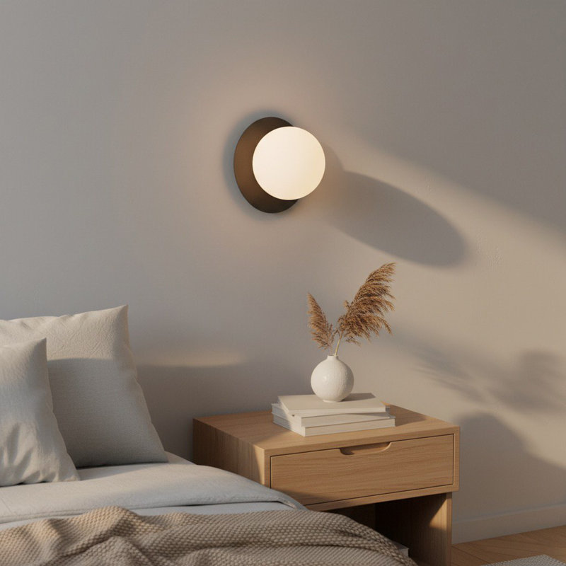 Flush Mounted Sconce, Black