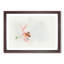 Portrait of a Pink Lily in Abstract - Framed Print-55767235-55767236