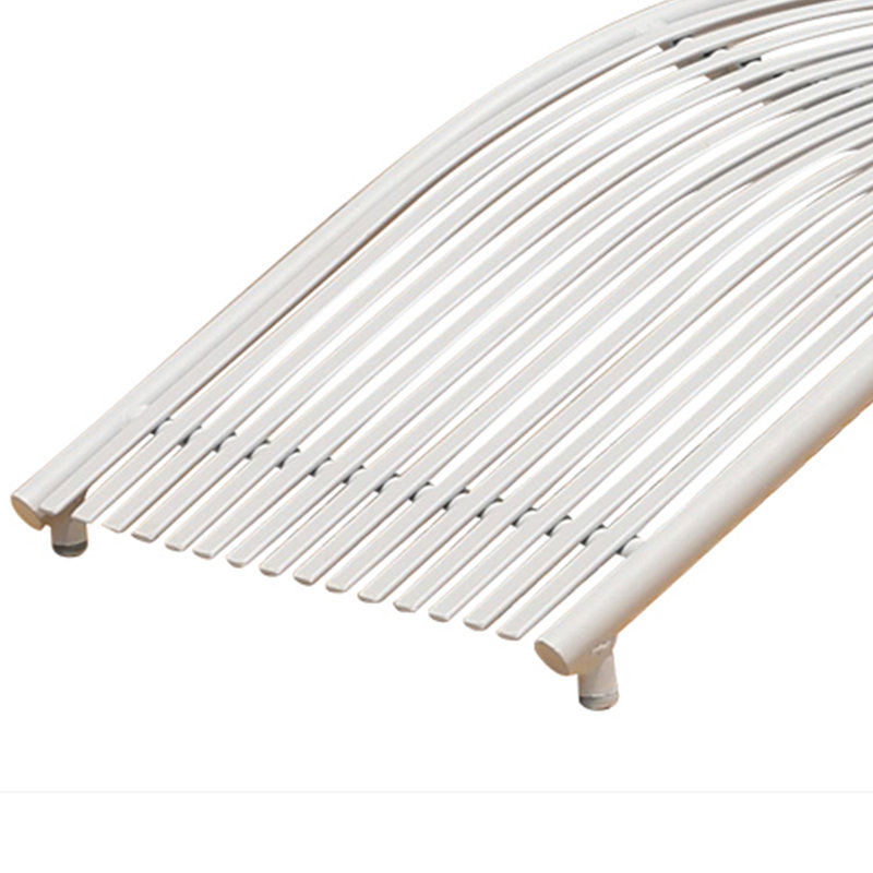 Chaise longue d'extérieur en alliage d'aluminium