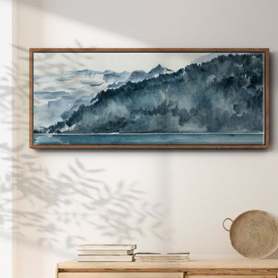 Winter Fjords II- Framed Canvas