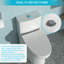 Ceramic Toilet With Silent Siphon Flushing And Seat Dual Flush Long-Lasting Performance Easy Maintenance