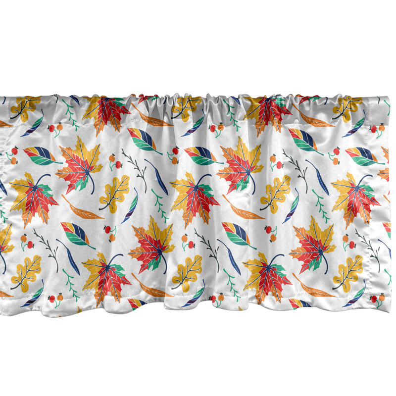 Multicolore cantonnière Ambesonne, L 54 po x L 12 po