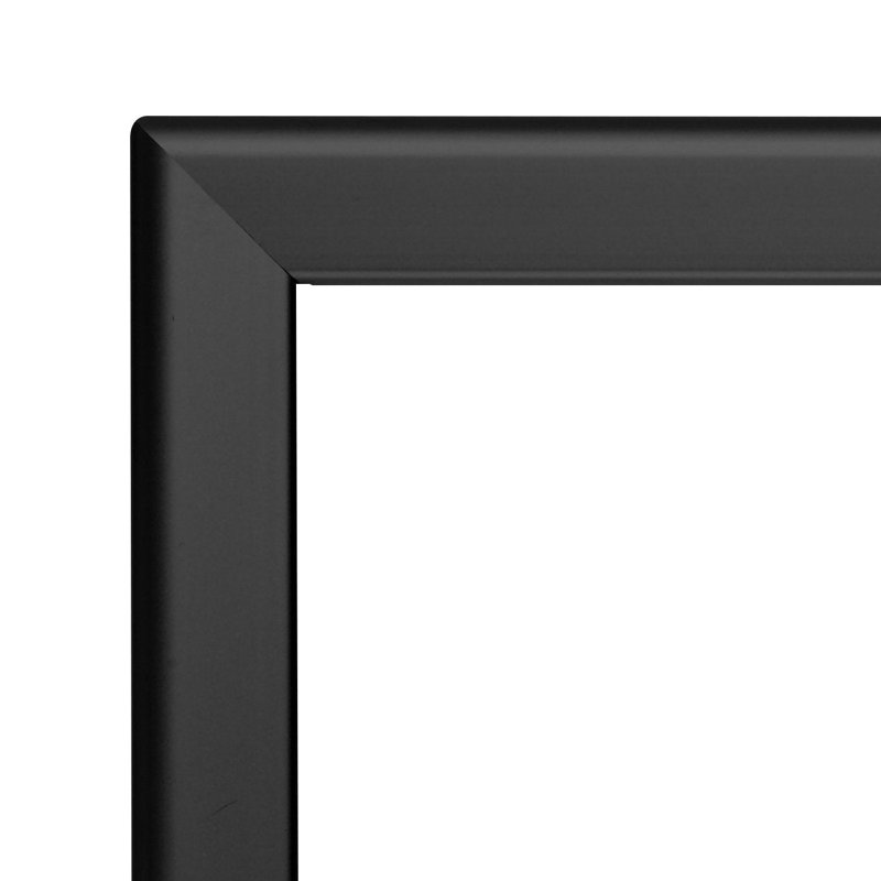Cadre photo simple en métal, Noir, 27 po x 40 po
