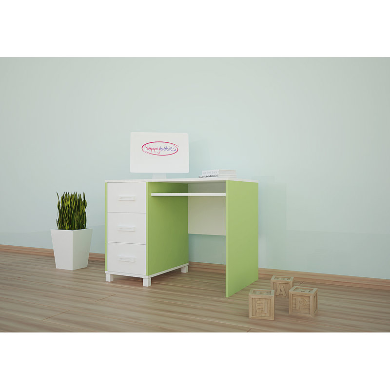100cm Writing Desk, Green