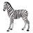 Zairen, the Zebra Garden Statue