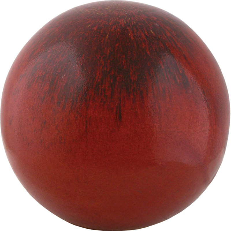 Sphère 12 po - Sang de bœuf, Rouge, H 11,75 po x l 12 po x P 12 po