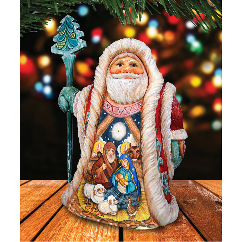 Derevo Holy Regal Santa Sculpture