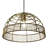 16"W Clara Industrial Gold Dome Shade Pendant