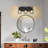Industrial Vintage 3-Light Wall Sconce - Black Cage Wall Lighting