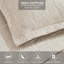 Ensemble de couvre-lit matelassé 100% coton à deux tons Hibiscus -105901489-105901482