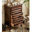 Commode d'appoint en acajou de style américain