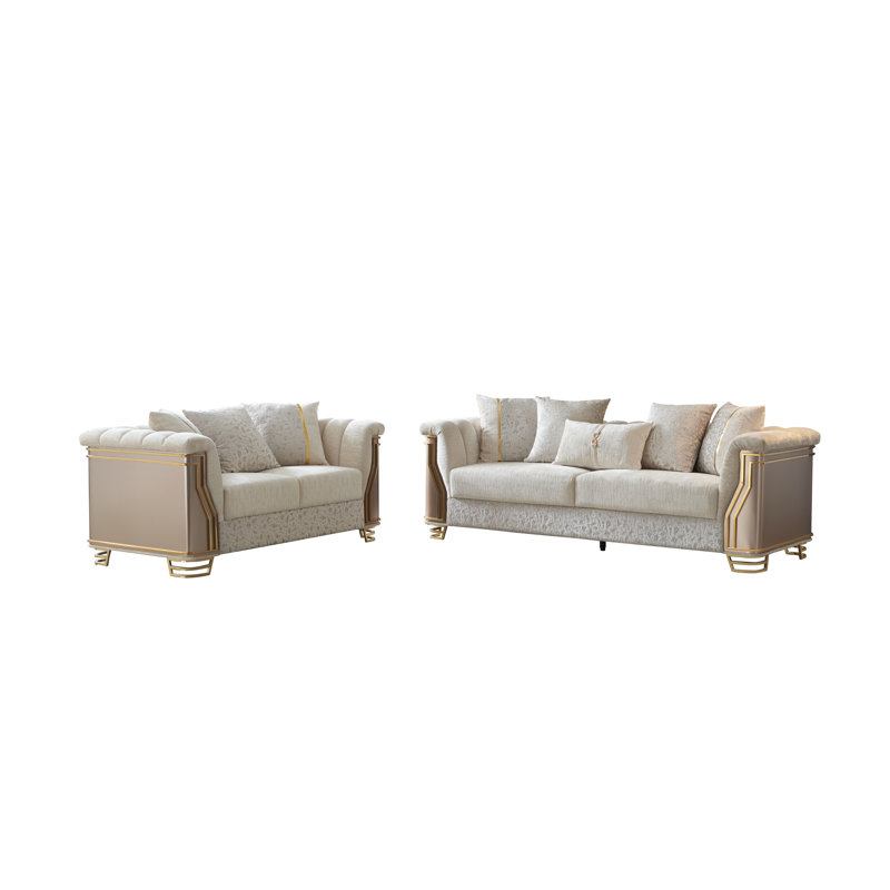 Canapé # 8625 avec chaise # beige