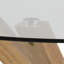 Abdulhaadi Round Glass Top Dining Table