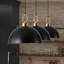 Luminaire suspendu pour îlot de cuisine 1 lumière Worthing-1982189069-2075767133