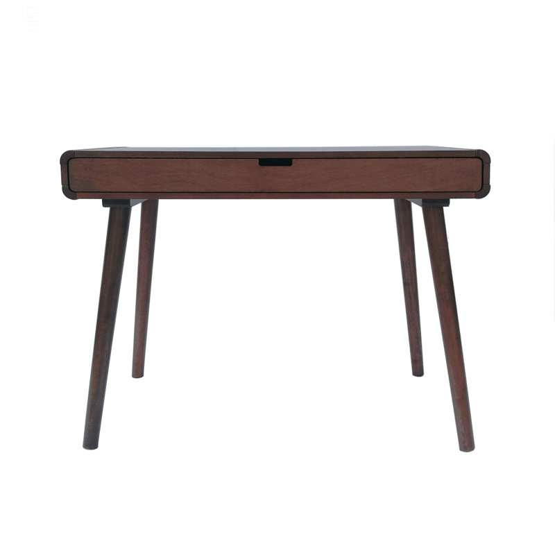 Bureau d'écriture avec grands tiroirs, table d'ordinateur pour espace de travail ou entrée