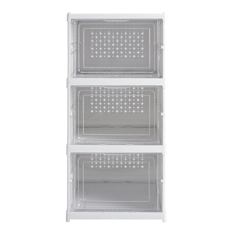 Audres 3 Pair Stackable Shoe Rack