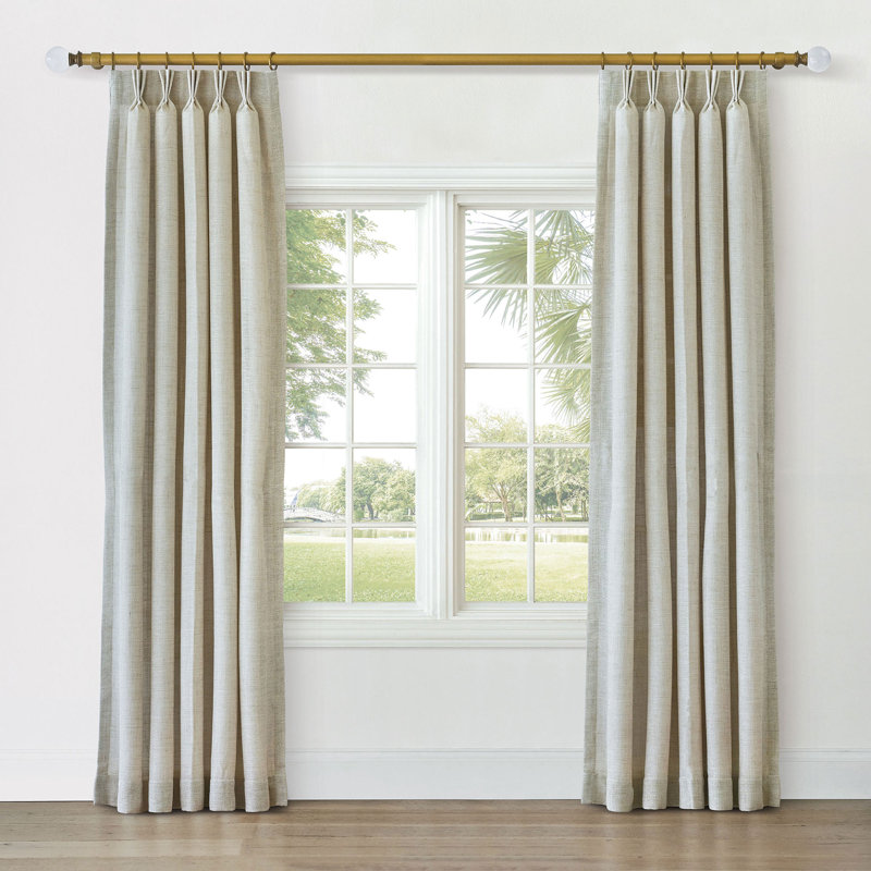 Vapor Sheer Curtain Panel In Pearl, Ivory, 20" W x 96" L
