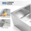 19" X 22" Stainless Steel Floor Mount Mop Sink