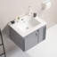 Meuble-lavabo 24 po Gollahon avec surface en céramique