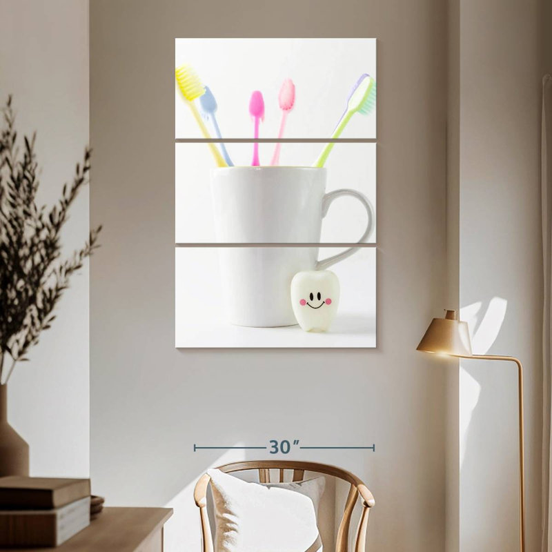 Alcaraz Toothbrush Mug, 65" H x 42" W