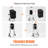 77 Lb. Capacity Foldable Hand Truck Dolly