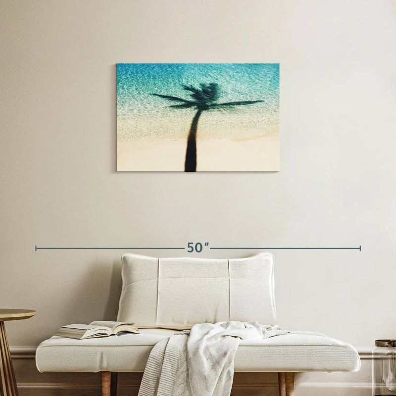 Gillard Beach Palm Tree Shadow, 20" H x 30" W