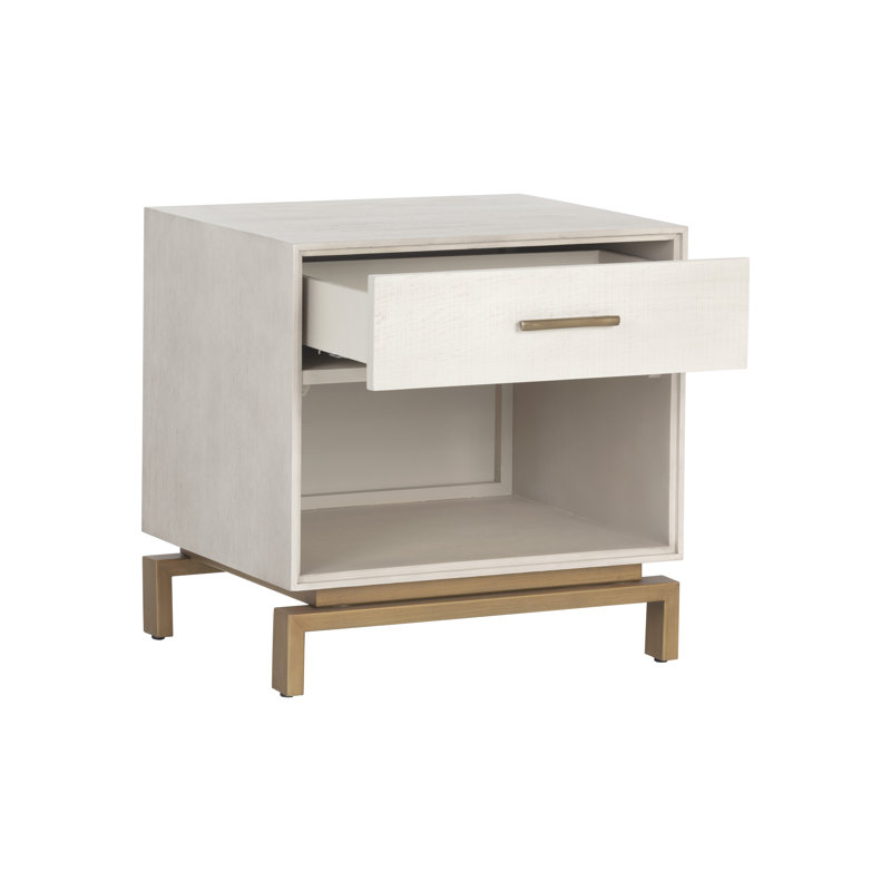 Table de chevet Saned - Taupe
