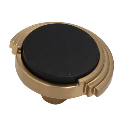 Oversized Planished 1 3/4 Length Abstract Knob