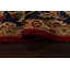 Tapis rouge en laine noué à la main de conception unique 11 pi x 17 pi 11 po