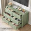 Grande commode 6 tiroirs pour chambre à coucher Sage-1300123677
