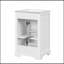 Meuble-lavabo à fermeture en douceur avec tablette réglable-1262296542
