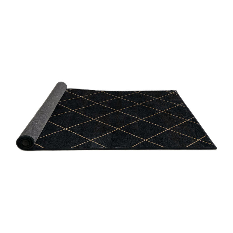 Tapis abstrait multicolore, Rond 7 pi