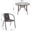 Mcloughlin 4 - Person Patio Dining Set with Round Table-2144997675-2144997676