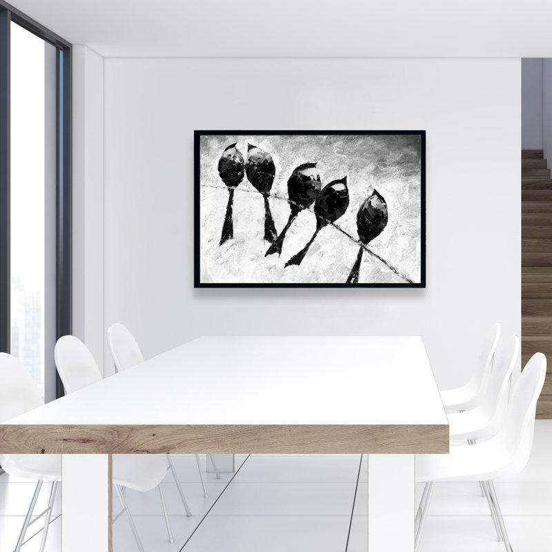 «Cinq oiseaux perchés»