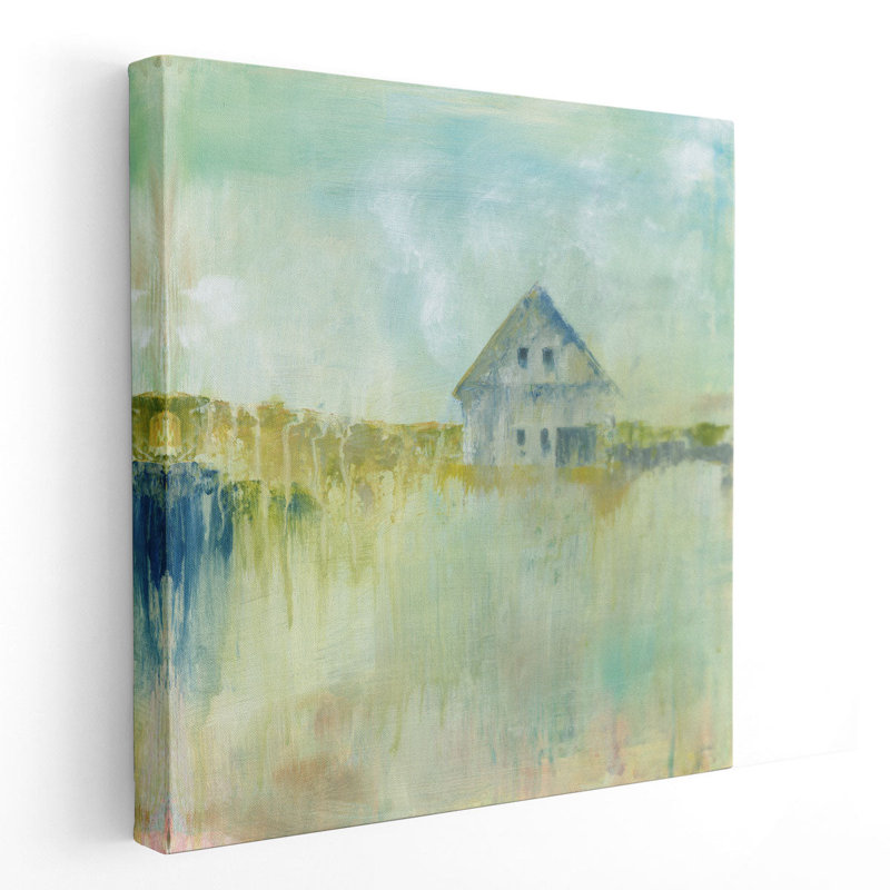 Across the Fields - reproduction d'art sur toile, H 12 po x l 12 po