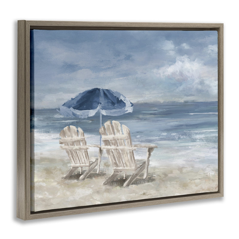 Chaises de plage sereines, H 21 po x l 17 po, Cadre flottant orme Montalcino