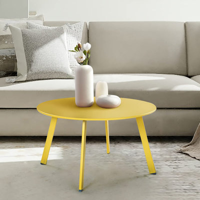 Badarish Round 70Cm L Outdoor Side Table