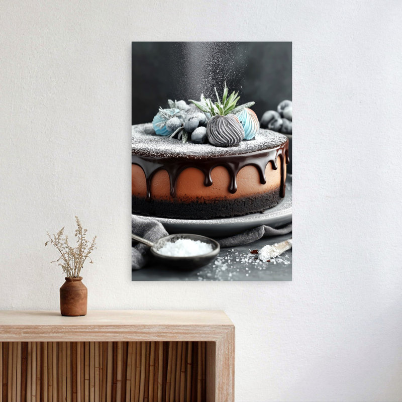 Art mural contemporain Decadent, 24" H x 16" W