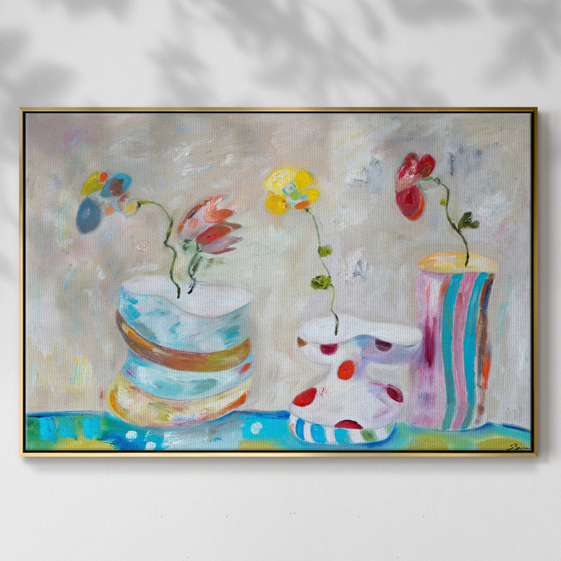 " Play Time ", Gold, 27" H x 41" W x 2" D