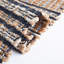 Tapis géométrique en jute / coton à tissage plat en fibre naturelle Zakai-82797315