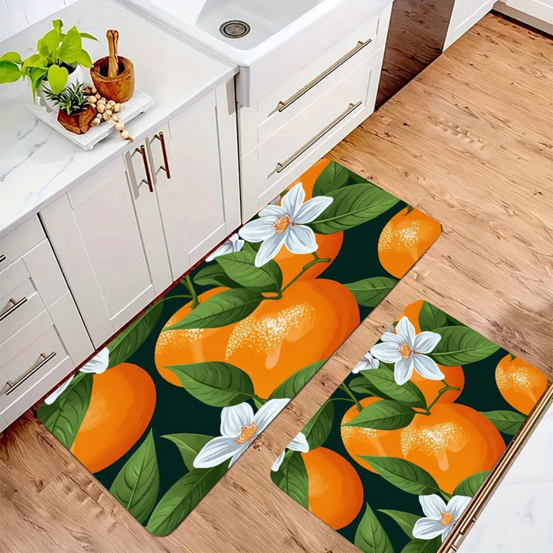 Tapis d'entrée 2 pièces Citrus Floral