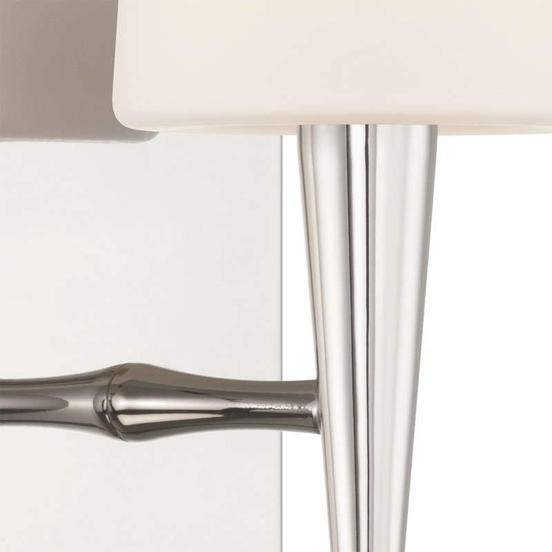 Aysegul 5'' Polished Nickel Sconce, Polished Nickel
