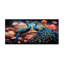 «Blue Coral Indian Art Dancing Peac II» - Art mural indien-1419633275-1508958594