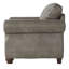 Macalla Upholstered Armchair with Ottoman-2086154416