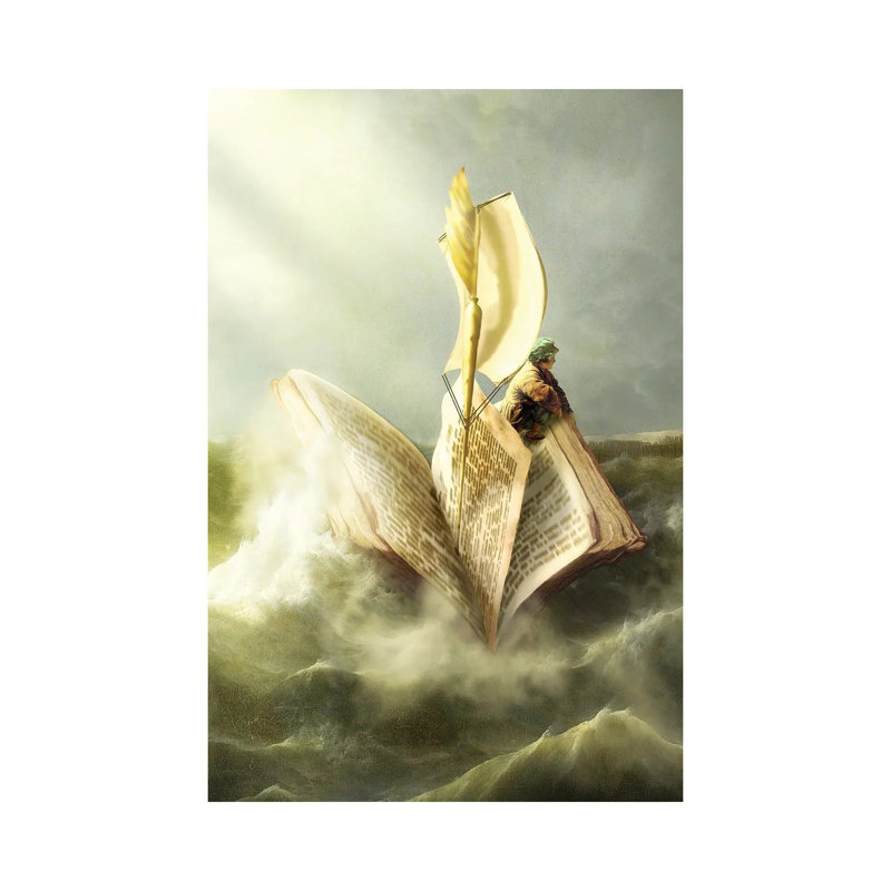 Neverending Journey 1 Piece Wrapped Canvas Wall Art, 66.04 cm H x 45.72 cm W x 3.175 cm D