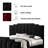 Janeen Flannelette Upholstered Bed-87499174-87499177